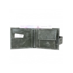 Портмоне мужское Croco-ПР-903 натуральная кожа 3 отд,  3 карм,  зеленый тем пулл-ап (205)  207301