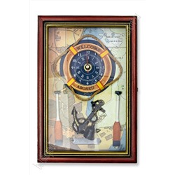 Ключница деревянная 17*25 см, №1 (в ассортименте)