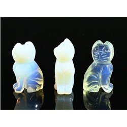 Кошка из лунного камня 21*15*36мм