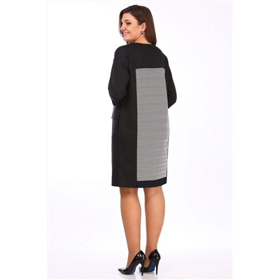 Lady Style Classic 1669 серый_черный, Платье