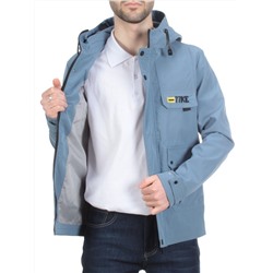 77KE GRAY/BLUE Куртка мужская демисезонная 77KE (100% полиэстер) размер M- 40 российский