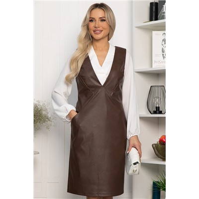 Сарафан Горячий шоколад (шоколадное) П13718-15М
