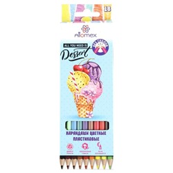 Карандаши цветные 18 цв. Attomex Dolce Vita 5023611