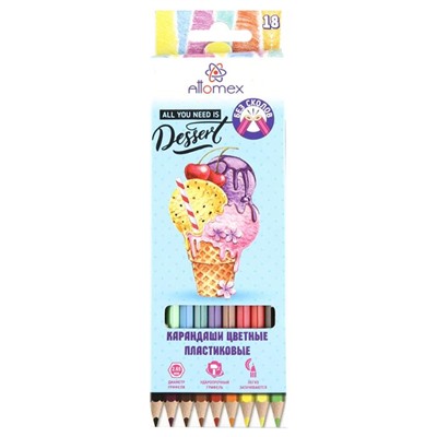 Карандаши цветные 18 цв. Attomex Dolce Vita 5023611