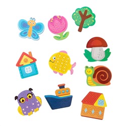 Трафареты из дерева для рисования Far Far Land Wood (10 штук)