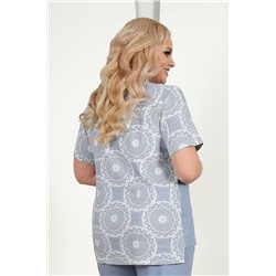 Ninele 7409 голубой, Брюки,  Блуза