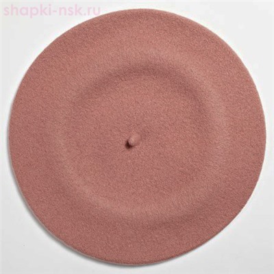 Берет фетр без отделки флис 115 Берет женский флис (58-59)