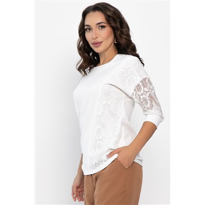 Джемпер Вирджиния НЬЮ (молочный) Б14116-48М