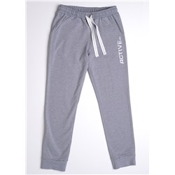 CLE Брюки дев.903347у меланж, меланж св.серый