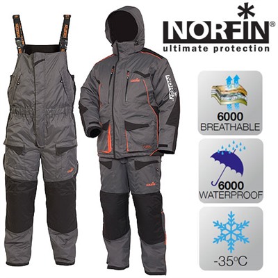 Kостюм зимний Norfin DISCOVERY GRAY