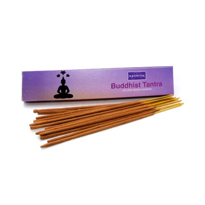 BUDDHIST TANTRA Natural Masala Incense, Nandita (БУДДИСТ ТАНТРА натуральные масала благовония палочки, Нандита), 15 г.
