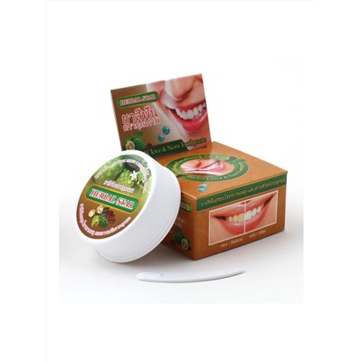 Herbal CLOVE & NONI Toothpaste, Herbal Star (Зубная паста ГВОЗДИКА И ЭКСТРАКТ НОНИ), шайба, 30 г. - СРОК ГОДНОСТИ ДО 17 МАЯ 2025 ГОДА