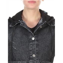 808 DARKGREY/BLACK Джинсовый жилет женский (100% хлопок) размер 56 российский