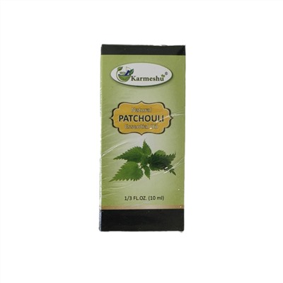 PATCHOULI Natural Essential Oil, Karmeshu (ПАЧУЛИ натуральное эфирное масло, Кармешу), 10 мл.