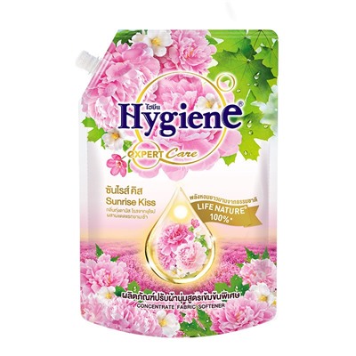 Концентрированный парфюмированный кондиционер для белья РАССВЕТНЫЙ ПОЦЕЛУЙ Hygiene 480 мл. Таиланд