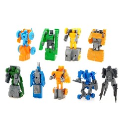 Набор роботов «Техника», трансформируется, 9 штук