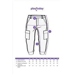 Брюки PLAYTODAY #1045191