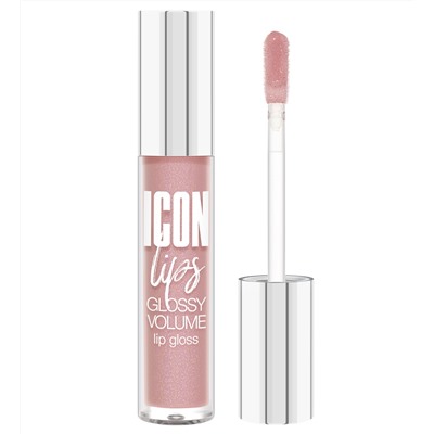 LuxVisage Блеск д/губ с эффектом объема LUXVISAGE ICON lips glossy volume тон 504 Dusty Rose 3,4г