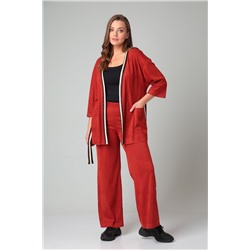 Michel chic 1314 терракот, Кардиган,  Брюки
