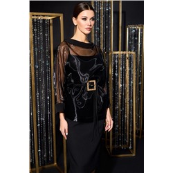 DiLiaFashion 0687 черный, Туника,  Платье