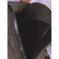 ALIMPA2-3-6 GREY Ботинки женские (натуральная замша, байка) размер 37