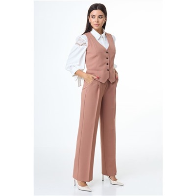 Anelli 1298 миндальное_печенье, Брюки,  Жакет,  Жилет