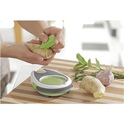 Универсальный пиллер для чеснока и имбиря The Grate Ginger Tool