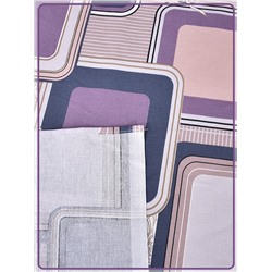 Простыня Ивановская бязь Лабиринт вид 1 коричневый