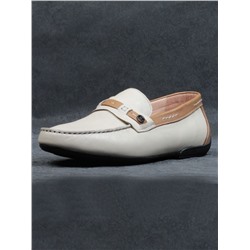8064 WHITE Полуботинки мужские (натуральная кожа) размер