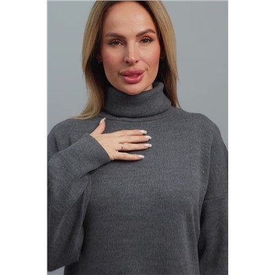 Женский свитер оверсайз с высоким воротом Happyfox