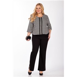 Michel chic 1324 черный-белый, Брюки,  Жакет