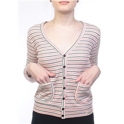 TB010 Кардиган женский (100% хлопок) размер свободный 42-44