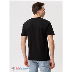 Трикотажная футболка чёрная ВФ-18 (7)