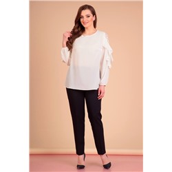 Liona Style 635 белый/темно-синий, Брюки,  Блуза