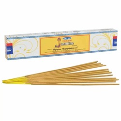NATURAL JASMINE Incense, Satya (Благовония НАТУРАЛЬНЫЙ ЖАСМИН, Сатья), 15 г.