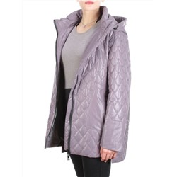 M816 GRAY/PURPLE Куртка демисезонная женская (100 гр. синтепон) размер 56