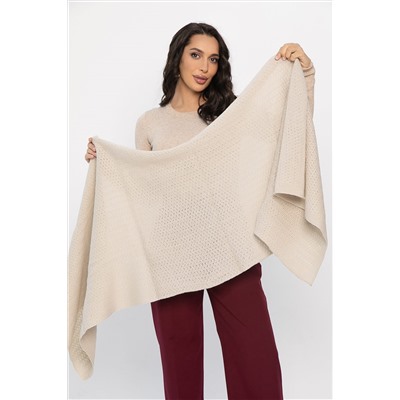 Вязаный палантин (речной жемчуг) ВП03-1М