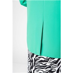 EVA GRANT 191 зеленый/зебра, Юбка,  Жакет