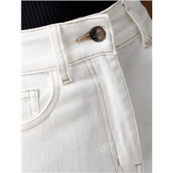 Прямые джинсы из эластичного денима