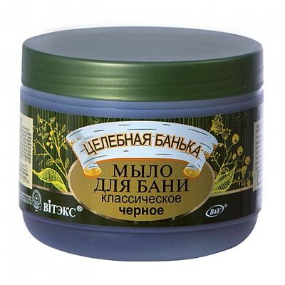 Мыло для бани черное классическое