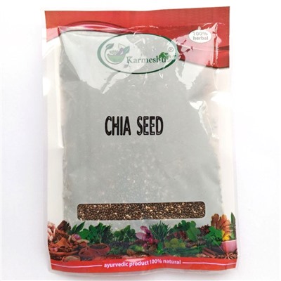 CHIA SEED, Karmeshu (СЕМЕНА ЧИА, Кармешу), ПАКЕТ 100 г. - СРОК ГОДНОСТИ ДО 31 МАРТА 2025 ГОДА