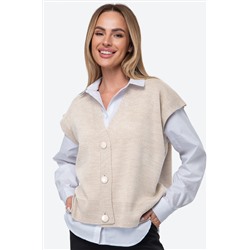 Женский вязаный жилет Happyfox