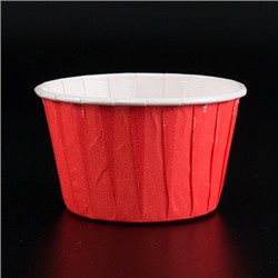 Капсулы для маффинов с бортиком Polca Dot Красные 50*40 мм, 20 шт