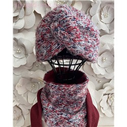 Ясмин букле Комплект женский (чалма+бактус) (55-58)