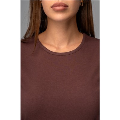 Однотонное женское платье-футболка Happyfox