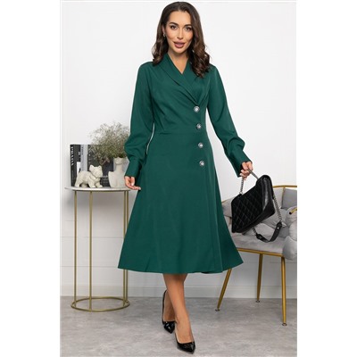 Платье Соломия (зеленое) П14215-5М