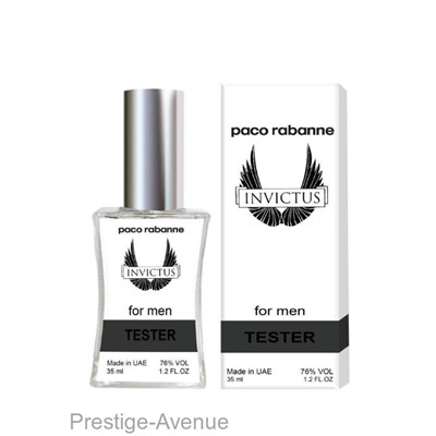 Тестер Paco Rabanne - Invictus for men 35 ml Made in UAE