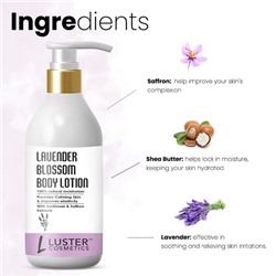 LAVENDER BLOSSOM Body Lotion, Luster (ЛАВАНДОВЫЙ ЦВЕТ лосьон для тела, Ластер), 300 мл.