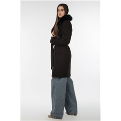 02-3080 Пальто женское утепленное (пояс)