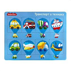 Развивающий планшетный пазл «Транспорт и техника» серии Baby Toys